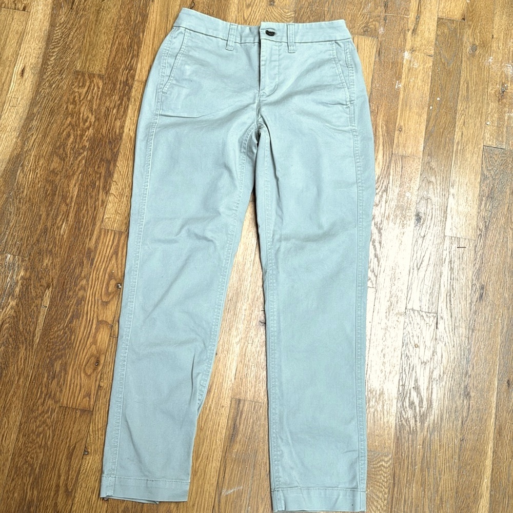 J.Crew size 00 women’s cropped ankle pants-green